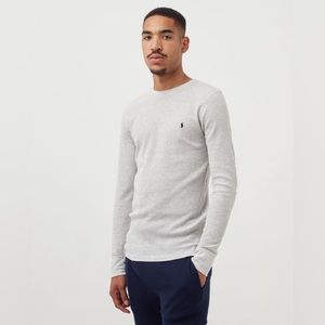 Men’s POLO Ralph Lauren waffle cream colored crewneck sweatshirt